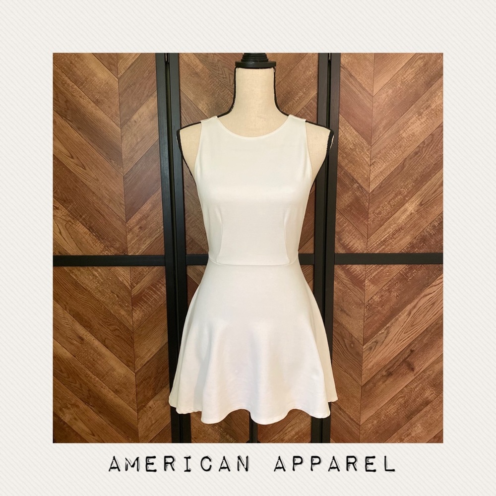 AMERICAN APPAREL- Ponte Skater Dress - SZ: Small